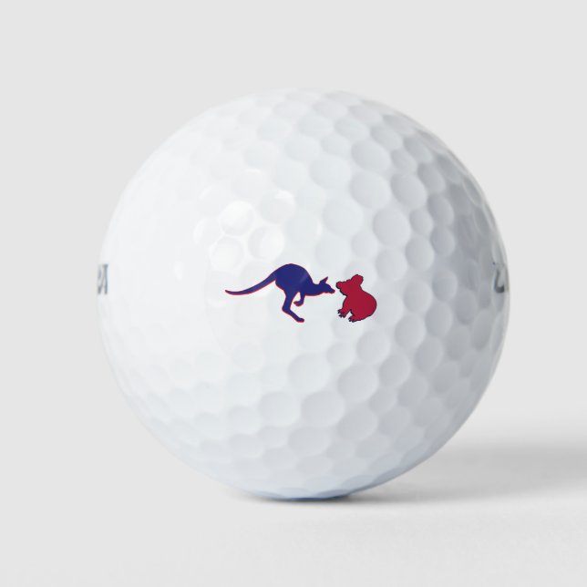 Kangaroo-Koala Golfball (Vorderseite)