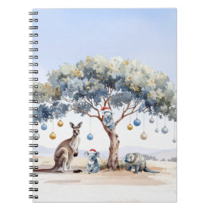 Kangaroo Koalas Platypus Weihnachten Gumtree Baubl Notizblock