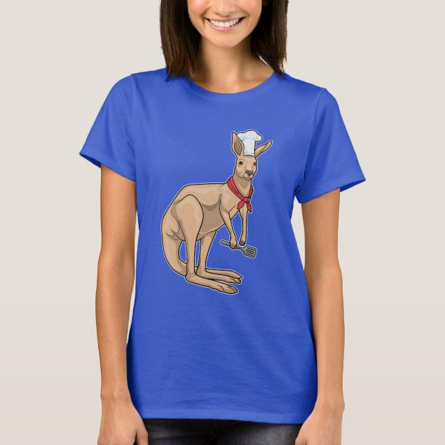 Kangaroo Koch Spatula Cook T-Shirt (Vorderseite)