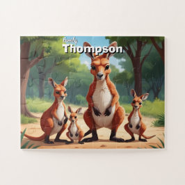 Kangaroo-Königreich Personalisiert Puzzle