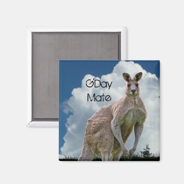 Kangaroo Magnet (Vorderseite/Rückseite)