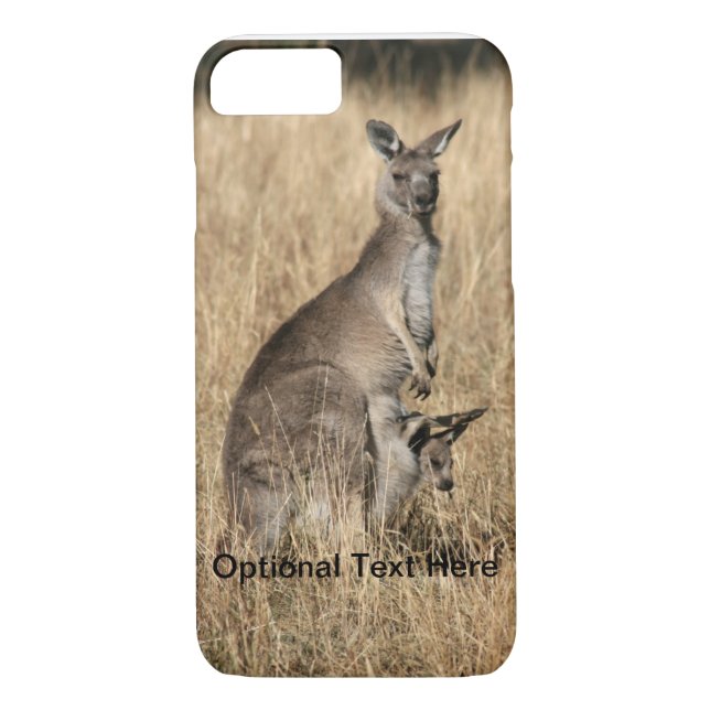 Kangaroo mit Baby Joey in Pouch Case-Mate iPhone Hülle (Rückseite)