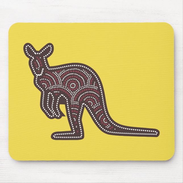 Kangaroo Mosaic Mousepad (Vorne)