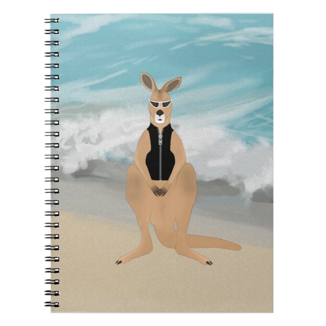 Kangaroo-Notebook Notizblock (Vorderseite)