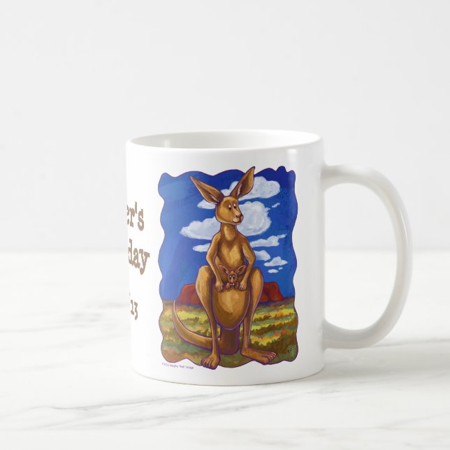 Kangaroo Party Center Kaffeetasse (Rechts)