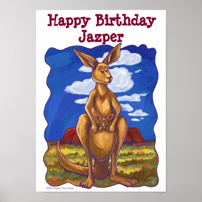 Kangaroo Party Center Poster (Vorne)