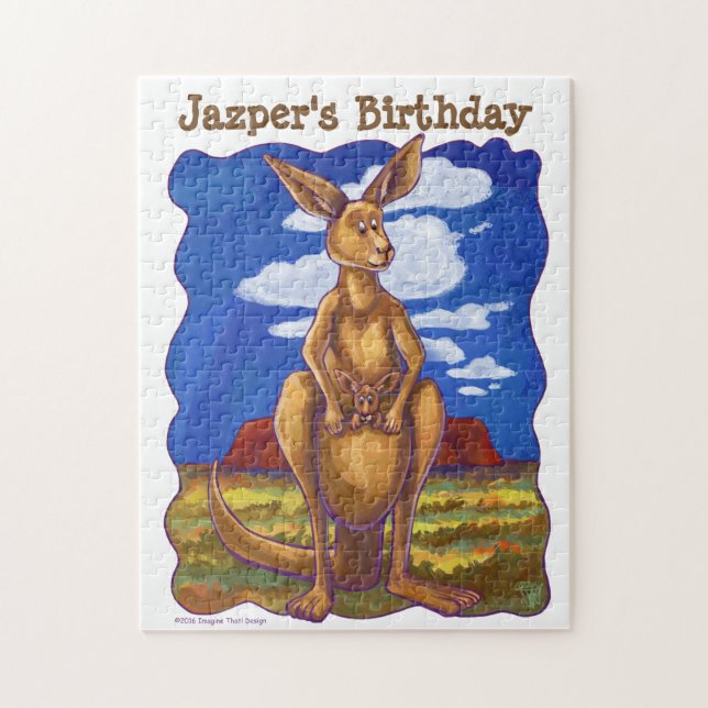 Kangaroo Party Center Puzzle (Vertikal)