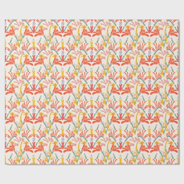 Kangaroo Paw  Wrapping Paper Geschenkpapier (Flach)