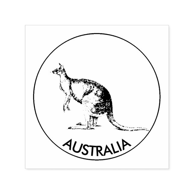 Kangaroo Permastempel (Design)