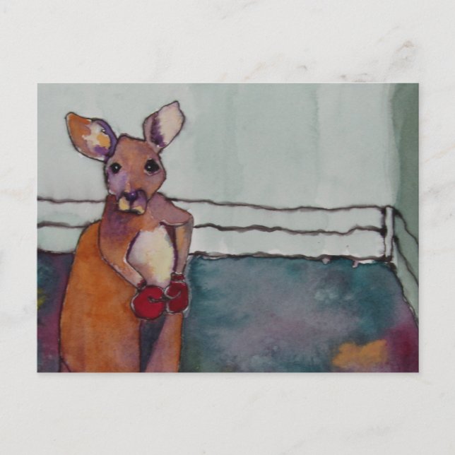 KANGAROO POST CARD POSTKARTE (Vorderseite)