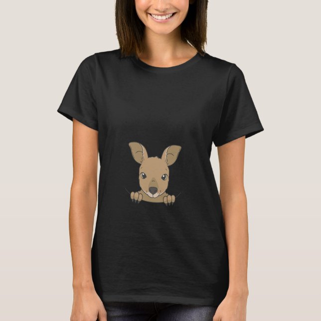 Kangaroo Pouch Marsupial Australia Kangaroo Costum T-Shirt (Vorderseite)
