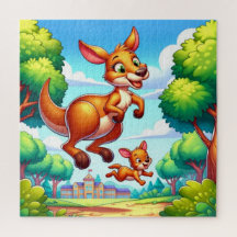 Kangaroo Puzzle