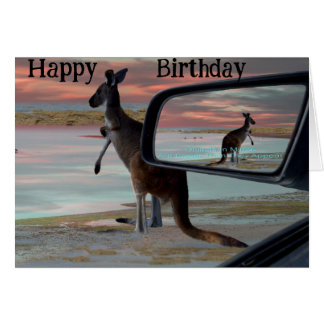 Kangaroo Seaside Breezes Illusion Art