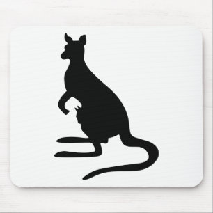 Kangaroo-Silhouette Mousepad