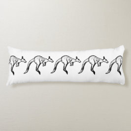 Kangaroo Sketch Seitenschläferkissen