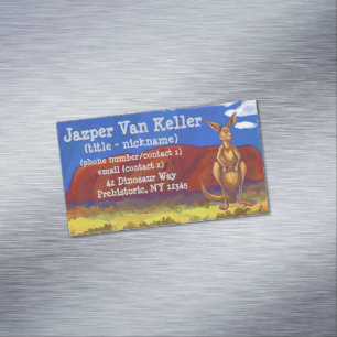 Kangaroo Stationery Magnetische Visitenkarte