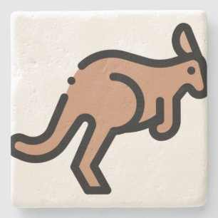 Kangaroo Steinuntersetzer