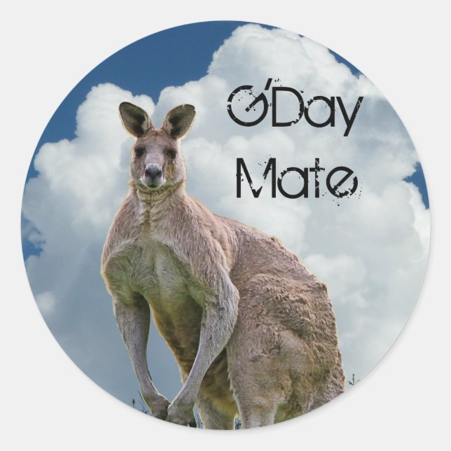Kangaroo Stickers (Vorderseite)