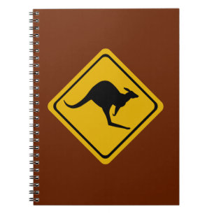 Kangaroo-Straße Notizblock
