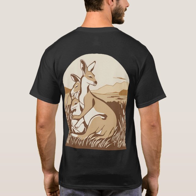 Kangaroo T-Shirt (Rückseite)