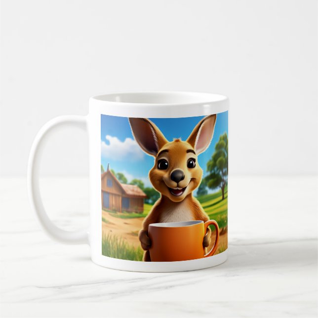 Kangaroo-Tasse Kaffeetasse (Links)