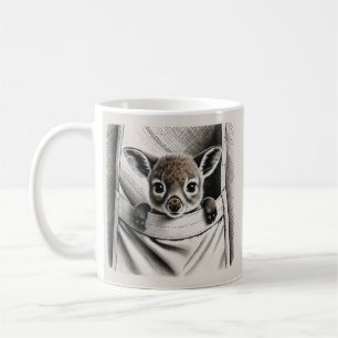Kangaroo Tasse, Niedliches Baby Joey Design Kaffeetasse