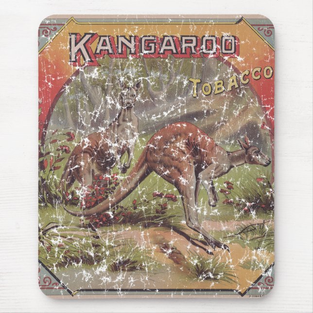 Kangaroo Tobacco 1900 Mousepad (Vorne)
