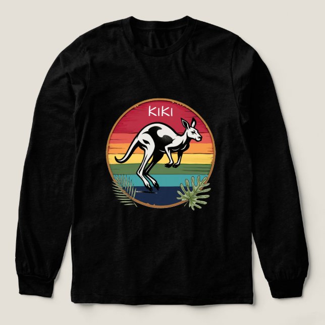 kangaroo Tri-Blend shirt (Design Vorderseite)