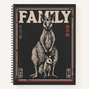 Kangaroo und Joey - Sicher in Mama's Pouch Forever Notizbuch