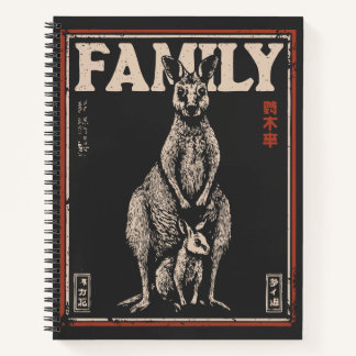 Kangaroo und Joey - Sicher in Mama's Pouch Forever Notizbuch