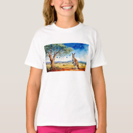 Kangaroo unter dem Hummer mit Weihnachtsbaumbaumho T-Shirt