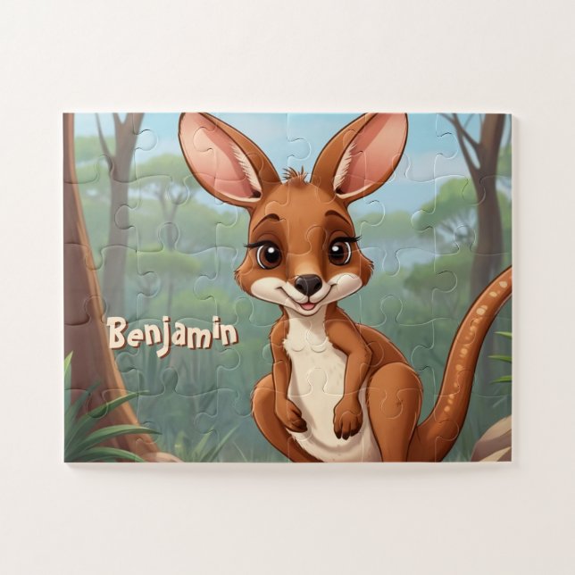 Kangaroo Wonderland Puzzle (Horizontal)