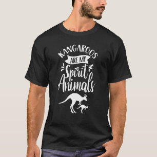 Kangaroos sind meine Geisttiere Tier Kangaroo T-Shirt
