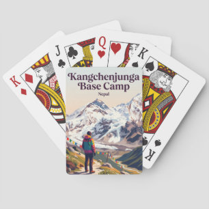 Kangchenjunga-Basislager Nepal Spielkarten