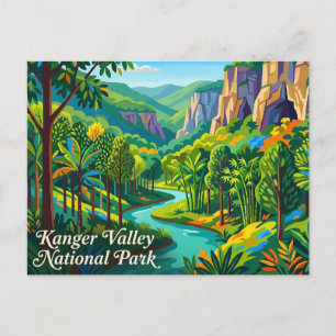Kanger Valley Nationalpark Indien Postkarte