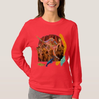 Känguru, Aborigin, Australien-Sammlung T-Shirt