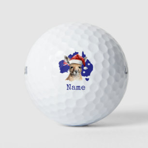 Känguru auf der australischen Flagge Golfball