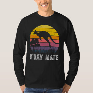 Känguru Australien G'Day Kumpel Australien Symbol T-Shirt
