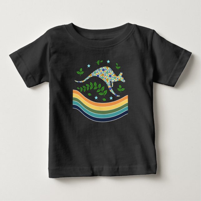 Känguru Baby T-shirt (Vorderseite)