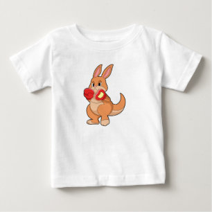 Känguru beim Boxen mit Boxhandschuhen Baby T-shirt