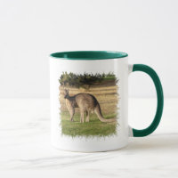 Känguru-Bild-Kaffee-Tasse