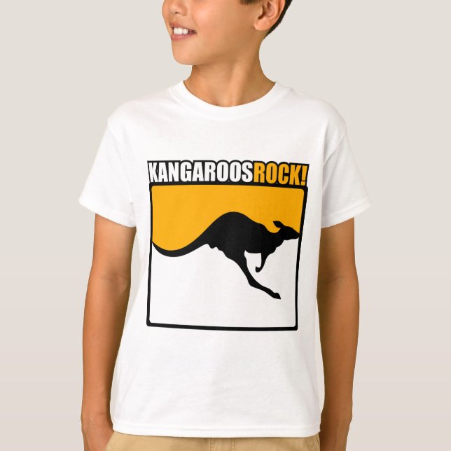 Känguru-Felsen! T-Shirt (Vorderseite)