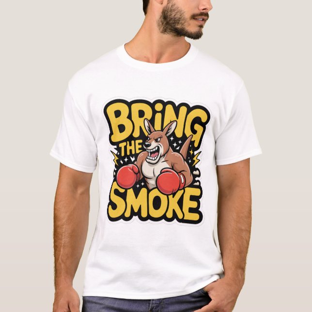 KÄNGURU FERTIG FÜR DEN KAMPF T-Shirt (Vorderseite)