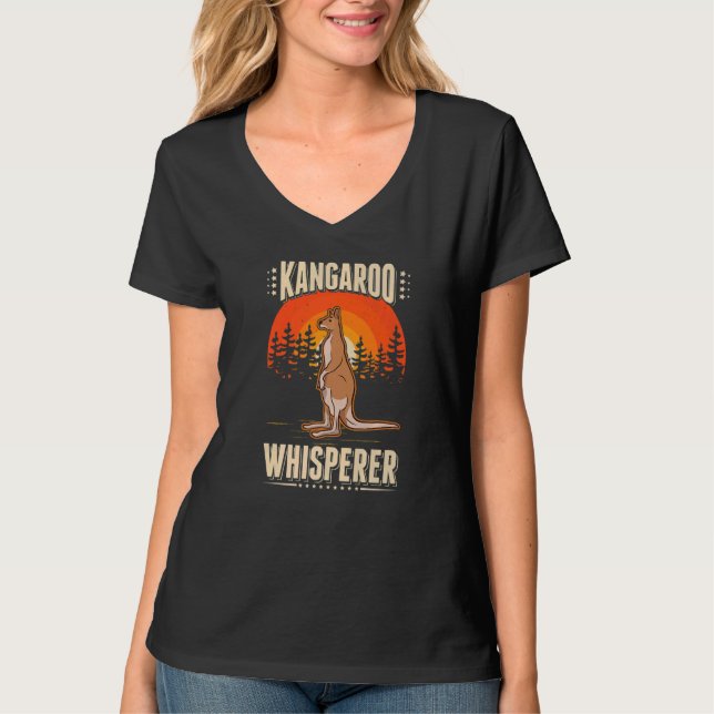 Känguru-Flüsterer   T-Shirt (Vorderseite)