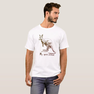 Känguru mein Geisttier T-Shirt