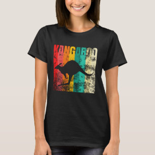 Känguru Retro T-Shirt