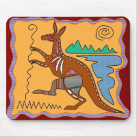 Känguru-Röntgenstrahl-Kunst