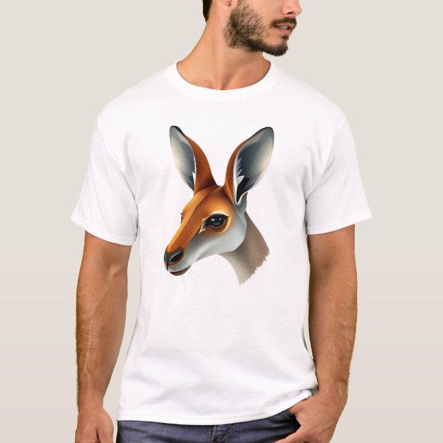 Känguru-T-Shirt T-Shirt (Vorderseite)