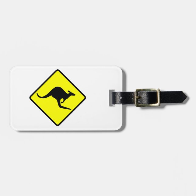 KÄNGURU-ÜBERFAHRT - unten Gepäckanhänger (Vorderseite horizontal)