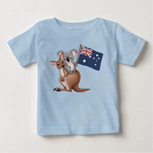 Känguru und Koala T-Shirt für Kleinkinder